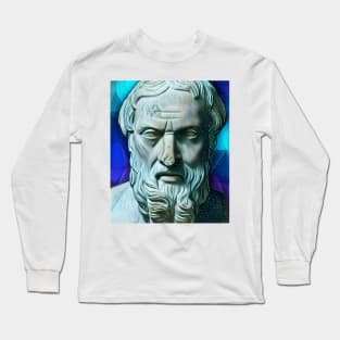 Herodotus Portrait | Herodotus Artwork 6 Long Sleeve T-Shirt